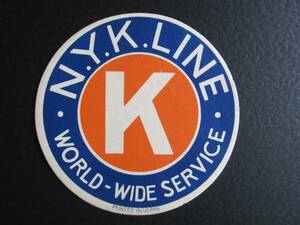 日本郵船■NYK LINE■WORLD WIDE SERVICE■ラベル　