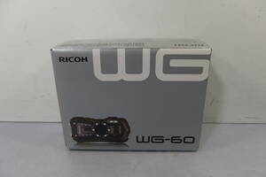 ◆未使用 RICOH(リコー) 防水/防塵/耐衝撃/耐寒 デジタルカメラ WG-60 レッド 動画/顕微鏡/水中/タイムラプス/自撮/工事/強力手ぶれ補正