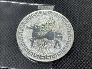 31.1グラム 2022年 (新品) セントヘレナ「ペガサス」純銀 1オンス 銀貨