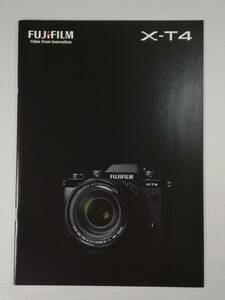 未使用☆FUJIFILM X-T4 カタログ☆送料無料！