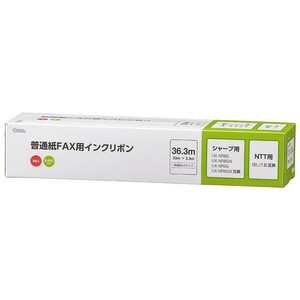 普通紙FAXインクリボン S-SH2タイプ 3本入 36.3m_OAI-FHD36T 01-3861 オーム電機