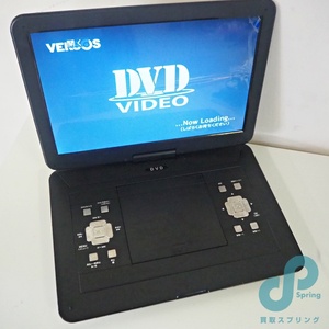 通電品 VERSOS VS-E1540Z ポータブルDVDプレイヤー DVD 動作未確認 フィルムがし跡有り