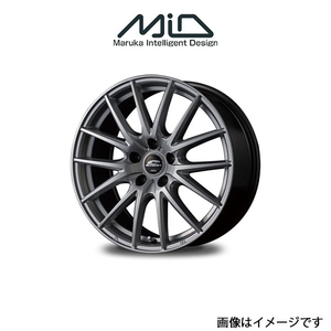 MID シュナイダー SQ27 アルミホイール 1本 インスパイア UC1(16×6.5J 5-114.3 INSET53 メタリックシルバー)SCHNEIDER SQ27