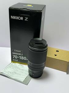 新品同様★ Nikon 望遠ズームレンズ NIKKOR Z 70-180mm f/2.8 Zマウント フルサイズ対応（試撮程度）