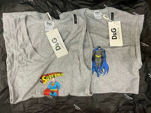 新品 ドルガバ バットマン タンクトップ スーパーマン dolce&gabbana ドルチェ&ガッバーナ batman デッドストック アメコミ dc comics レア