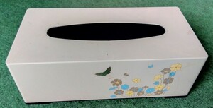 ティシュペーパーBOX 　ティシュケース　和　蝶、花柄