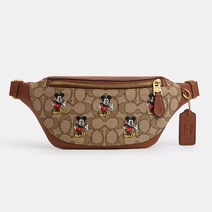 【COACH 本物 新品 コーチUSAアウトレット正規品】COACH X DISNEY コラボ シグネチャー ミッキーマウス クロスボディ バッグ CL961 新作