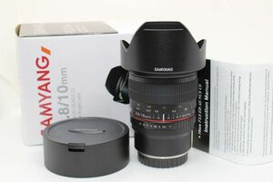 ■新品同様品■サムヤン SAMYANG 10mm F2.8 ED AS NCS CS FUJIFILM フジフイルム Xマウント用 #Z3322