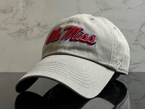 【未使用品】327KA★’47BRAND ’47ブランド×NCAA オーレ・ミス・レベルズ Ole Miss Rebels U.Sカレッジ キャップ《MEDIUMサイズ 58㎝》