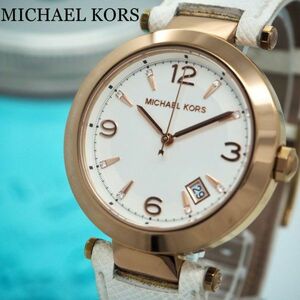 63【美品】MICHAEL KORS マイケルコース時計　レディース腕時計　箱付