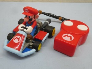 ■Nintendo ラジコンカー 「マリオカート マリオ」 ニンテンドー マリカー リモコン 電池付き ジャンク 93964■！！