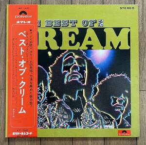 LP 帯付 日本盤 国内盤 見開きJKT レコード Cream / The Best Of Cream MP-1445 Art Rock アート ロック シリーズ / ベスト オブ クリーム