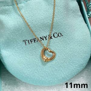 大人気★極美品★試着品★Tiffany&Co. ティファニー オープンハートネックレス ゴールド #944248