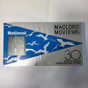 当時物 ナショナル マックロード ムービーテープ ビデオテープ 30 新品 National MACLORD MOVIE VHS Movie Video Cassette NV-T30MV