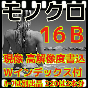 ★　当店売筋ＮＯ.4商品　フジカラー純正プロラボ仕上げ　モノクロネガフィルム現像 + 高解像度16BでＣＤ書込+インデ（３５ミリ　120共通