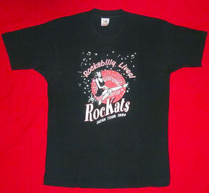 [Mサイズ] ★ 激レア 90年代 当時物 ★ 1994年 ROCKATS JAPAN TOUR ロカッツ Tシャツ ★ ビンテージ ネオロカ ロカビリー クリームソーダ