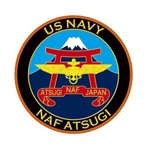 彫金アート ステッカー NAF ATSUGI 米海軍厚木基地 NC042S キャラクター グッズ メール便OK