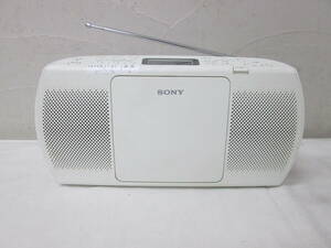(79)♪SONY ソニー ZS-E20CP CDラジオ 15年製 通電・動作未確認 電池の液漏れサビ有り