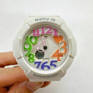 A2404-10-12 １円スタート クオーツ　稼働品　良品　CASIO　BABY-G　カシオ　べびーG 　レディース腕時計　アナデジ