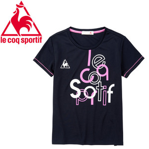 ★le coq sportif ジュニア ガールズＴシャツ(ネイビーパープル)(130) ★