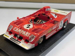 アルファロメオ33TT12　メルツァリオ／イクス　スパ1000km　1975　【ブルム　1/43　ミニカー】　BRUMM