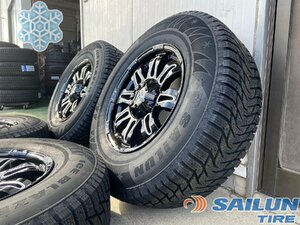 即納 スタッドレス プラド ハイラックス サーフ FJ H3 パジェロ タイヤ ホイールセット SAILUN WST3 265/70R17 265/65R17 4本セット 1台分