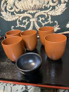 萬古焼 茶碗 小鉢 セット 食器 皿 茶道具 骨董品 昭和レトロ 三重