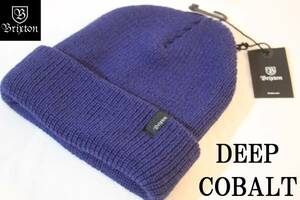 MADE IN USA 新品 BRIXTON ブリクストン HEIST BEANIE DEEP COBALT / ニットキャップ 帽子