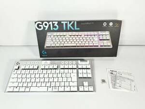 《1円スタート》Logicool ゲーミングキーボード G913TKL ワイヤレス テンキーレス LIGHTSPEED ロジクール メカニカル 