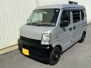 個人出品　DA64V エブリイ JOINターボ 5MT 4WD シルバー 車検令和7年9月迄 黒バンパー エブリィ ジョインターボ バン