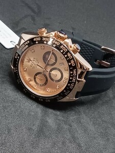 即日発送　高品質　メンズ腕時計　オマージュ　クロノグラフ アナログ　ストップウォッチ　防水　ジルコニア　インビクタステンレス1582w