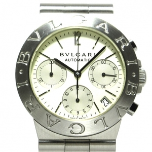 BVLGARI(ブルガリ) 腕時計 ディアゴノ スポーツクロノ CH35S メンズ SS/クロノグラフ アイボリー