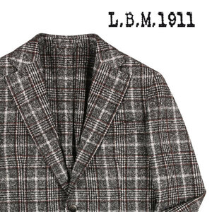 L.B.M.1911（エルビーエム） ジャケット 2863 ブラック x ブラウン 48 【W22572】
