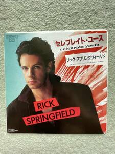 ⑪80年代アメリカン・ロックン・ロールの貴公子、リック・スプリングフィールドのヒット曲シングル盤-1