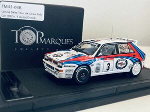 【送料無料】 1/43 TOP MARQUES Lancia Delta ランチア デルタ HF インテグラーレ #3 D.オリオール Tour de Corse 1992