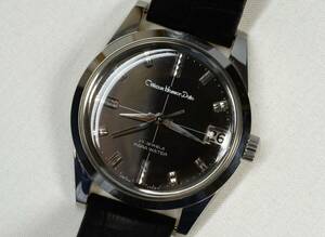 ☆ レアダイアル シチズン Citizen Homer Date 17JEWELS 手巻きメタリックブラウン 幾何学idx クロスライン 51206-K Vintage Citizen！