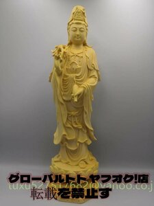 観音菩薩 仏教美術 置物 木彫り 仏像