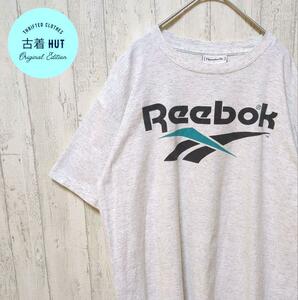 Reebok　USA製　ビンテージ　Tシャツ　古着　オーバーサイズ　ビッグロゴ　#h677