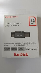 中古　使用品　iXpand Compact Flash Drive サンディスク コンパクトフラッシュドライブ 32GB iPhone iPad SanDisk データ移行