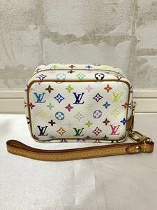 美品！LOUIS VUITTON ルイヴィトン マルチカラー ワピティ トゥルース モノグラム ポーチ デジカメケース 小物入れ M58033