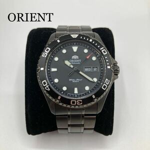 【 1円スタート】ORIENT オリエント メンズ　腕時計 AA02-E0-A 200M ダイバーズウォッチ　デイデイト 黒　ブラック 