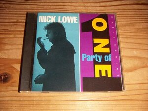 ●即決！CD：NICK LOWE PARTY OF ONE ニック・ロウ