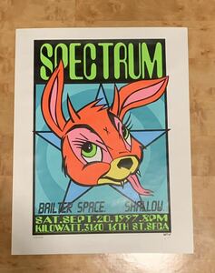 kozik フランクコジック★spectrum 1997シルクスクリーン★ポスターOBEYフィギュアKAWS藤原ヒロシ