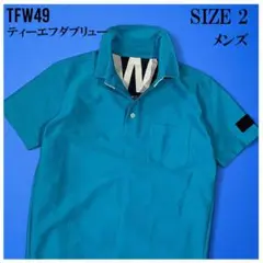 TFW49 半袖 ポロシャツ ブルー 2 ゴルフ メンズ
