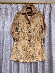 ヒステリックグラマー HYSTERIC GLAMOUR コート ロング トレンチコート レオパード ヒョウ柄 ジャケット leopard camel animal 豹 vintage