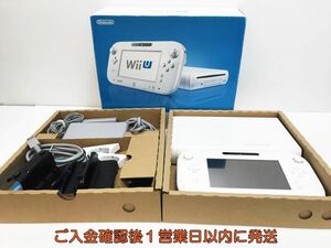 【1円】任天堂 WiiU プレミアセット 本体 セット 32GB ホワイト ニンテンドーWii U 初期化/動作確認済 M05-232yk/G4