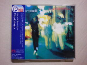 『Gino Vannelli/Nightwalker(1981)』(1995年発売,BVCA-7363,廃盤,国内盤帯付,歌詞対訳付,AOR,Living Inside Myself)
