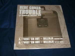 12inch【Dillinja】Here Comes Trouble (LP Sampler Volume One)●Drum n Bass●即決