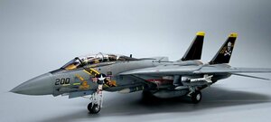 タミヤ 1/48 アメリカ海軍 F-14A トムキャット 組立塗装済完成品