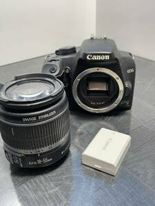 Canon EOS Kiss F デジタル一眼レフカメラ キャノン Digital レンズ Canon EFS 18-55mm セット 中古品